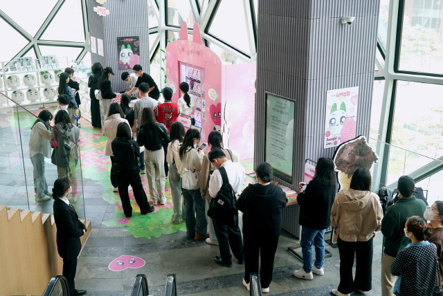 지난달 열린 '쿵야 레스토랑즈'의 두 번째 팝업스토어 '쿵야 레스토랑즈 사랑상점' 광교점 전경. 넷마블 제공